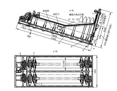 分級機(jī)結(jié)構(gòu)示意簡圖